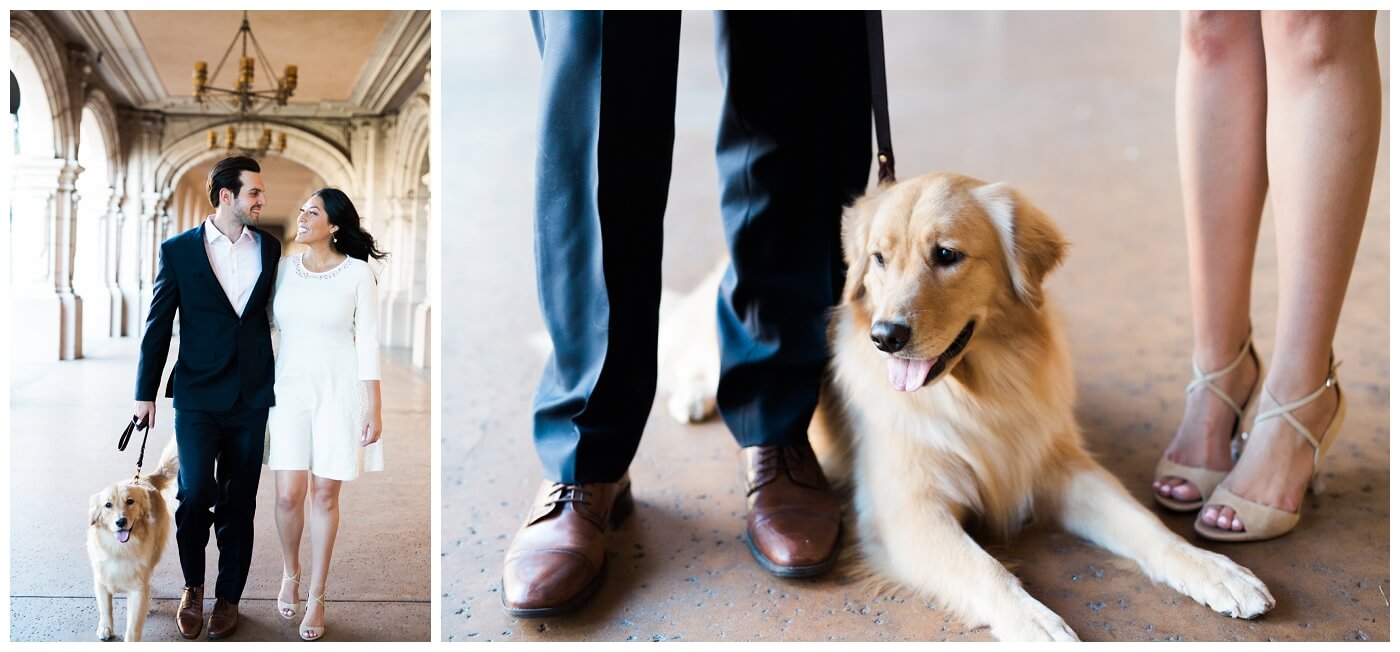 balboa park engagement session