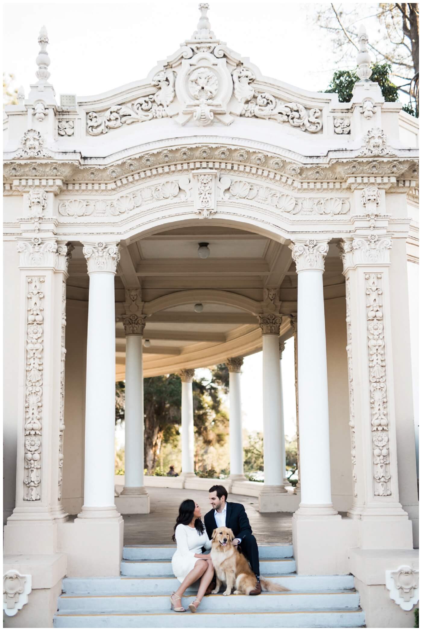balboa park engagement session san diego