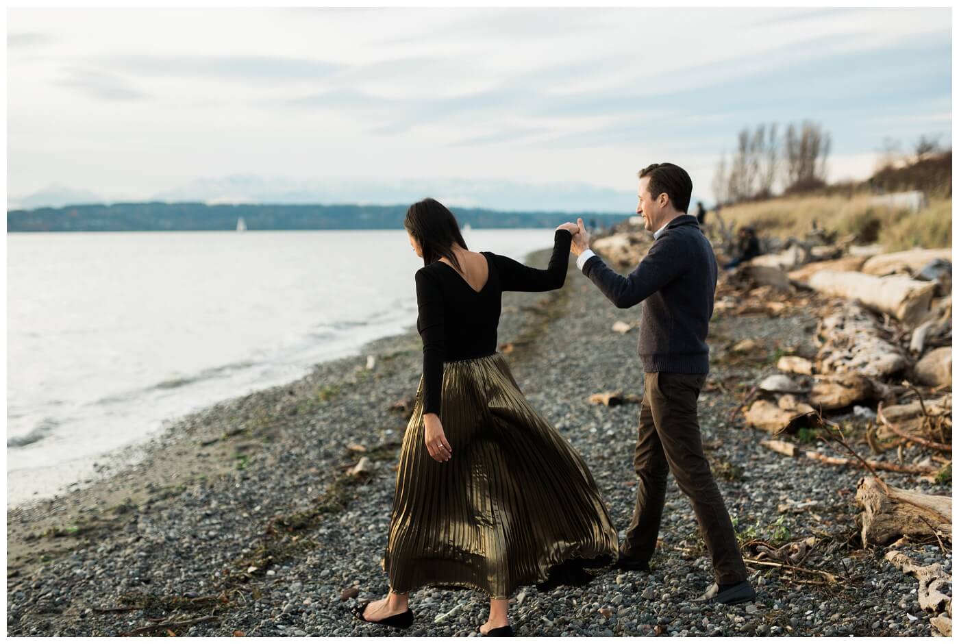 Discovery Park Engagement Photographer Seattle 0021 -
